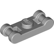Lego Plate Special 1 x 1 with Handle on 2 Ends / Light Bluish Gray