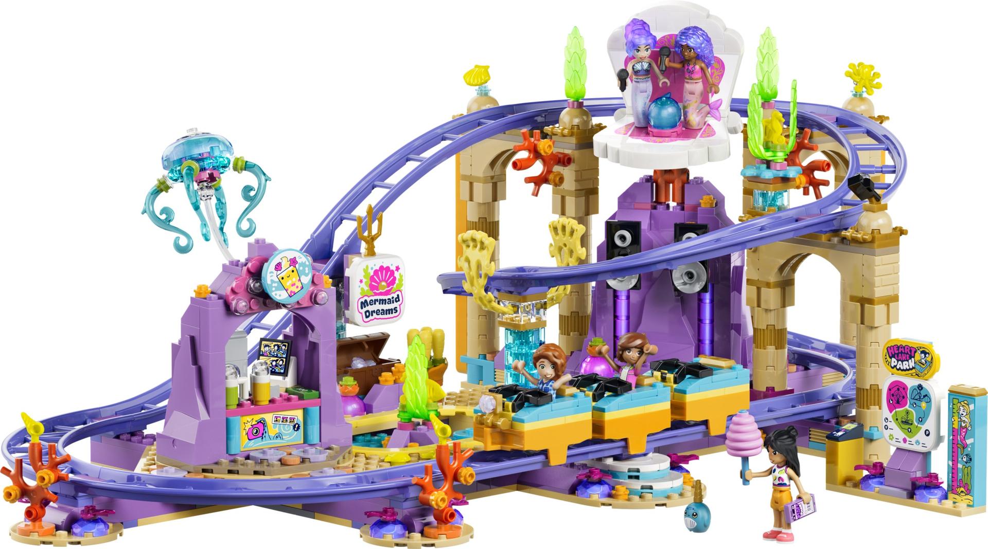 Lego Mermaid Roller Coaster Ride