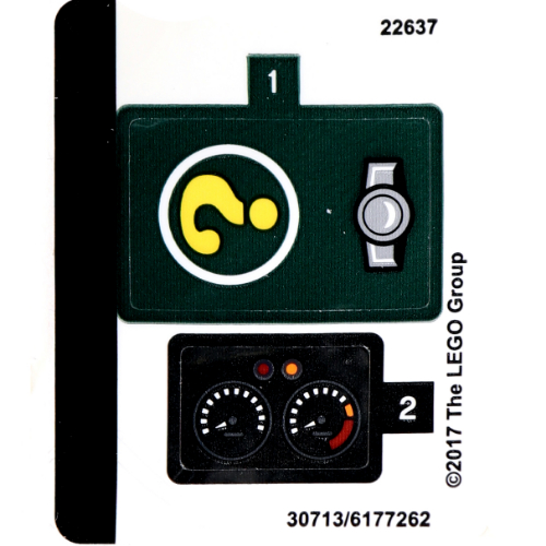 Lego Sticker Sheet for Set 70903-1 / [No Color/Any Color]