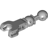 Lego Large Figure Skeletal, Limb with Ball Joint on Axle and Ball Socket and Hole / Light Bluish Gray