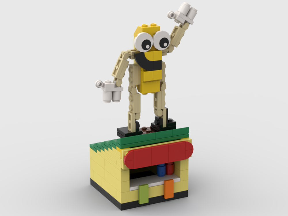 Lego MOC - French Fries Stall RCT2