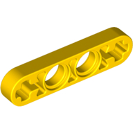 Lego Technic Beam 1 x 4 Thin / Yellow