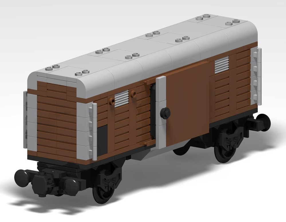 Lego 4W-CF Wagon (4 Wheel-Covered Freight Wagon)