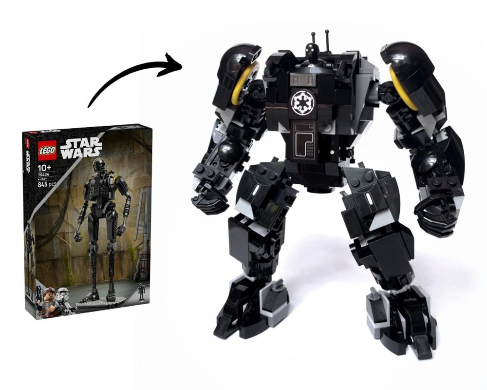 Lego K2SO Mech/Rebelbuster Armor - 75434 Alt Build