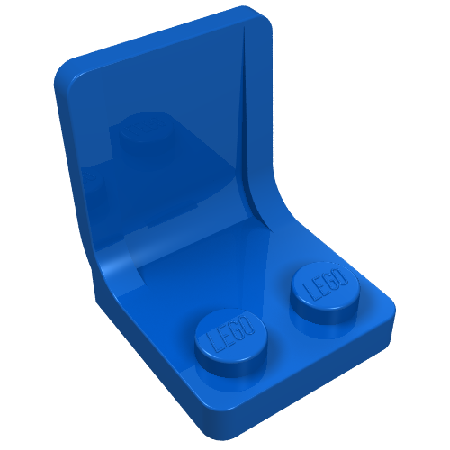 Lego Seat / Chair 2 x 2 / Blue