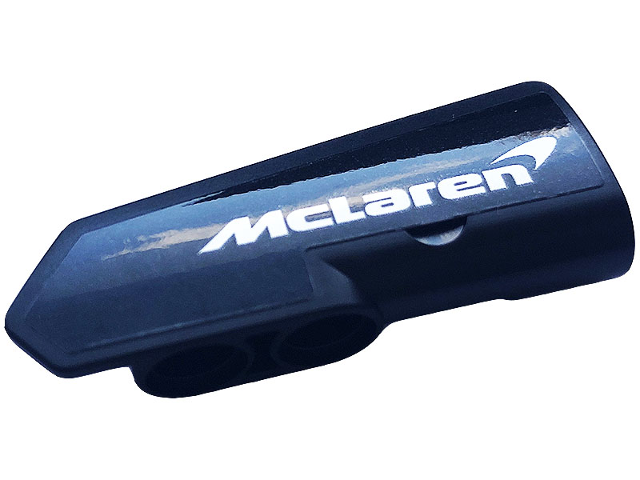 Lego Technic, Panel Fairing #21 Very Small Smooth, Side B with Silver Logo 'McLaren' Pattern (Sticker) - Set 42123