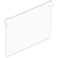 Lego Glass for Window 1 x 4 x 3 [Opening] / Trans-Clear