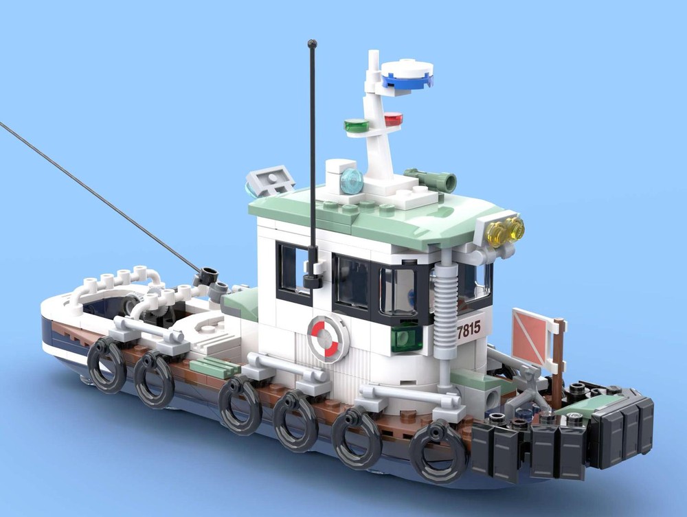 Lego Harbor Tugboat (Ship No. 3)