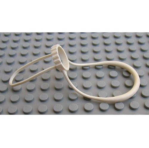 Lego Belville, Animal / Creature Accessory, Horse Bridle - Flexible Plastic / White