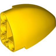 Lego Technic Panel Round Corner 5 x 3 x 2 Left / Yellow