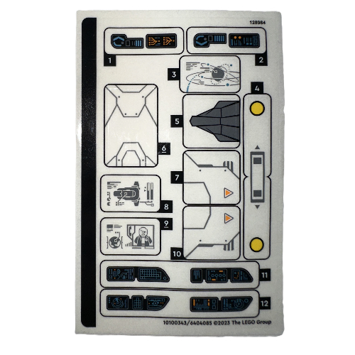 Lego Sticker Sheet for Set 76232-1