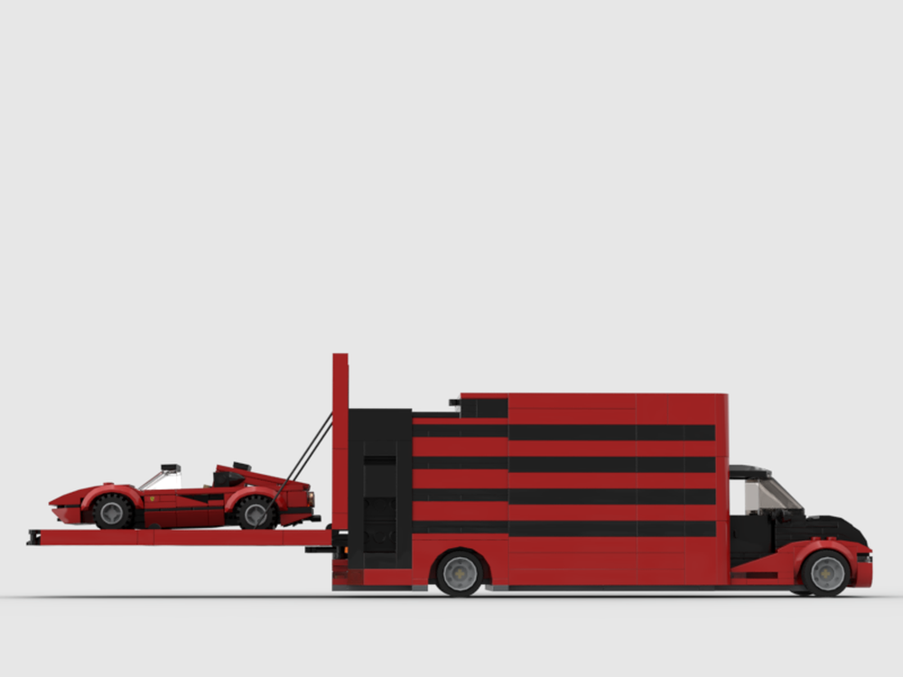 Lego Exotic Car Transporter