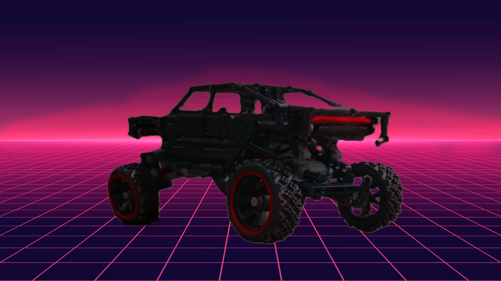 Lego 'NosFusion' Lego Technic Crawler Combined Past and Future