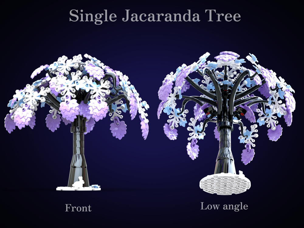 Lego single Jacaranda tree