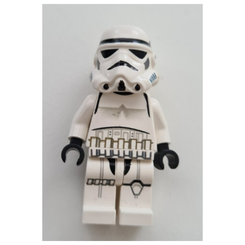 Lego Stormtrooper, Plain Yellow Head, White Hips