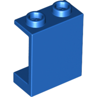 Lego Panel 1 x 2 x 2 [Hollow Studs] / Blue