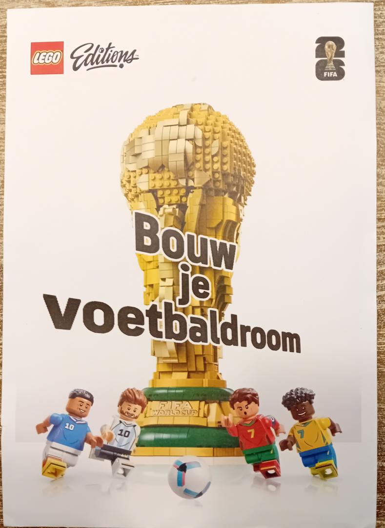 Lego "Bouw je voetbaldroom" Envelope
