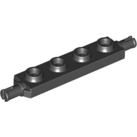 Lego Plate Special 1 x 4 with Wheels Holder / Black