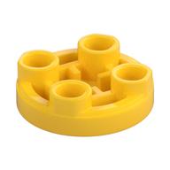 Lego Tile Special Round 2 x 2 Inverted / Yellow