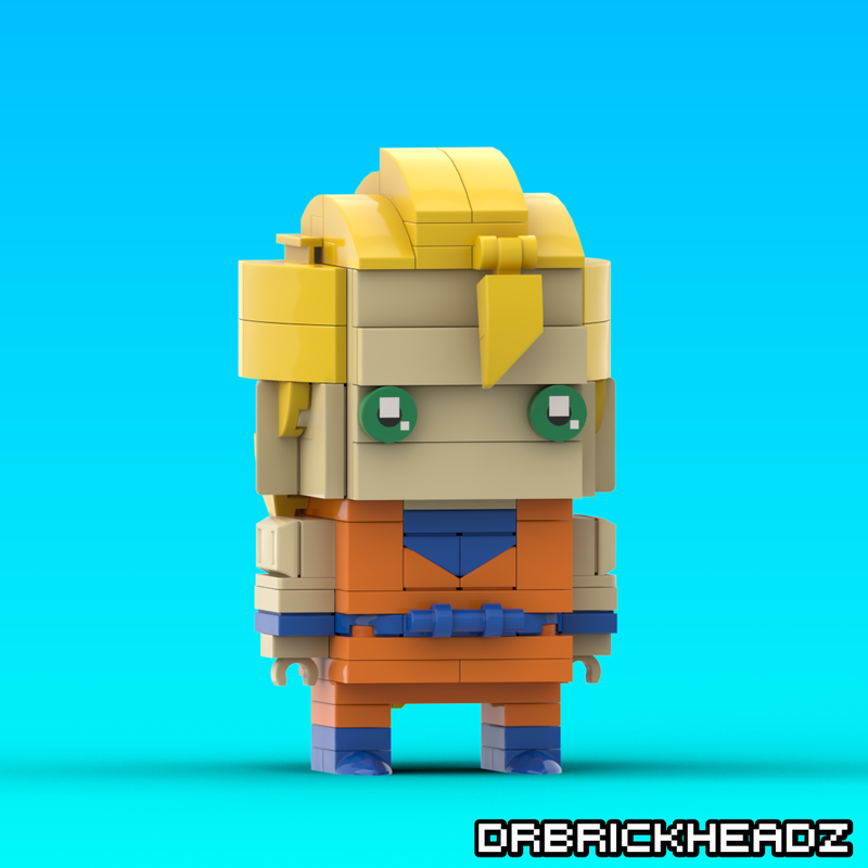 Lego Super Saiyan 3 Goku (Dragon Ball Z) Brickheadz