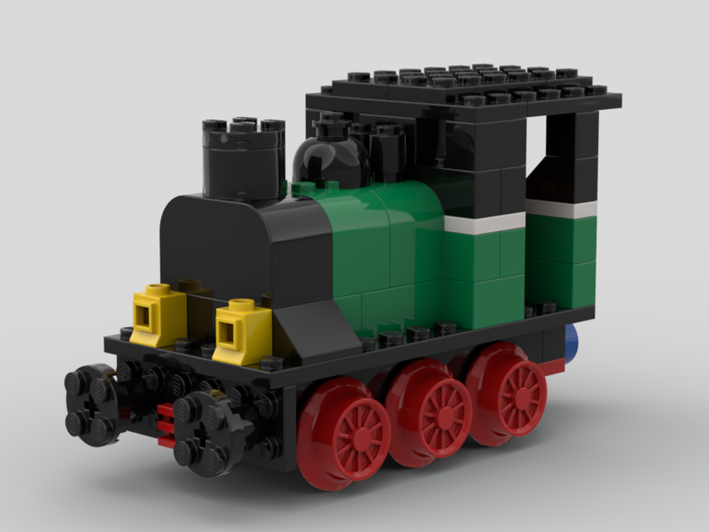 Lego green locomotive