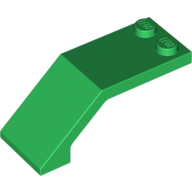 Lego Windscreen 5 x 2 x 1 2/3 / Green