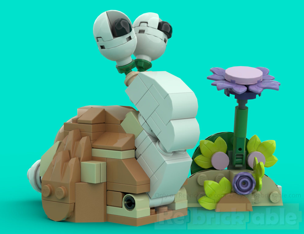 Lego 31367 Cartoon Snail with Flower