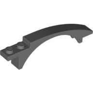Lego Brick Arch 8 x 1 x 1 2/3 Curved / Dark Bluish Gray