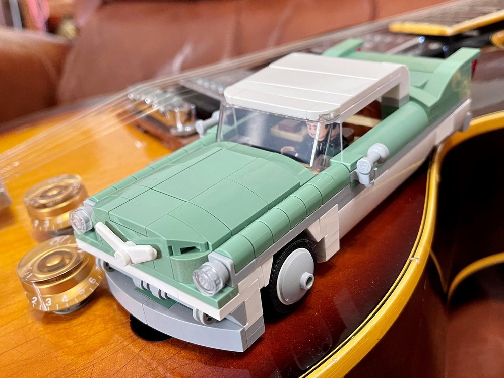 Lego 1955 Founder's Rock Belvedere - Sand Green