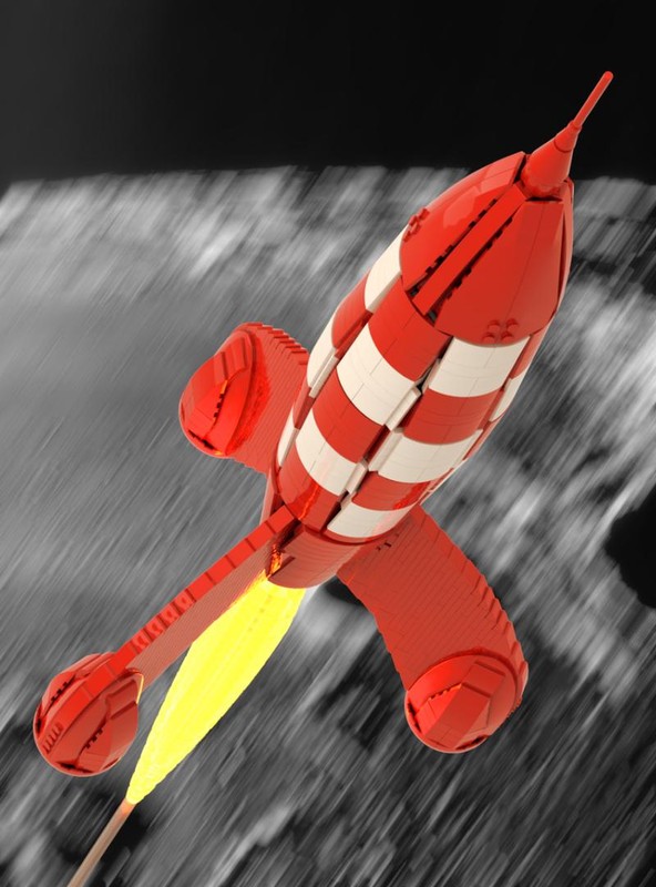Lego 1:110 Scale Tintin's Rocket