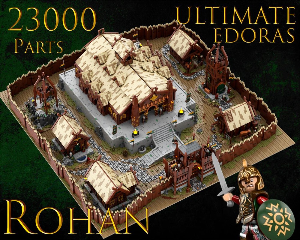 Lego Ultimate Edoras Rohan Town