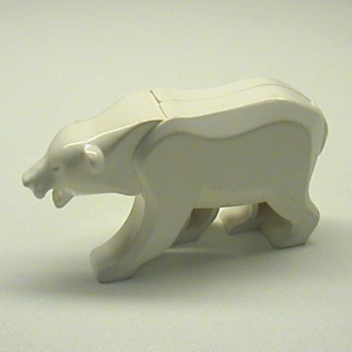 Lego Animal, Bear / Polar Bear / White