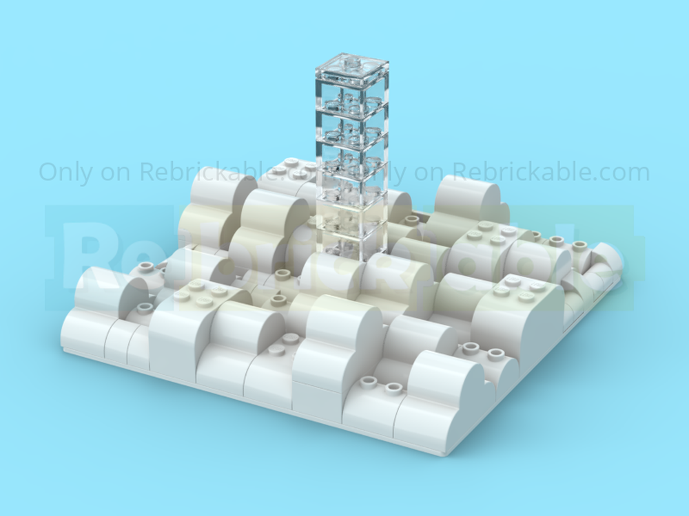 Lego Embraer E175 Display Stand