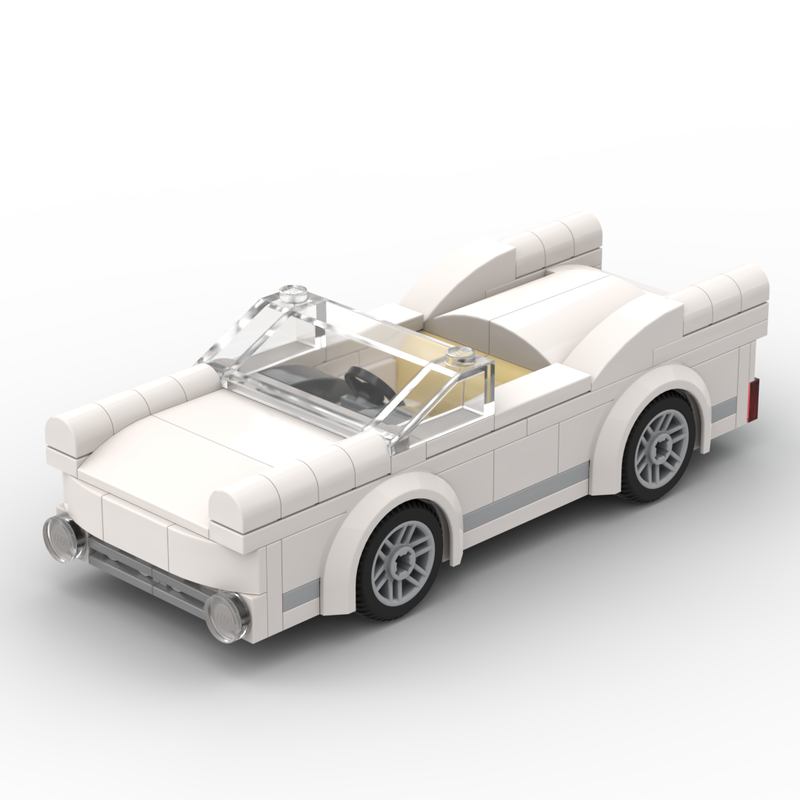 Lego White H Cabrio