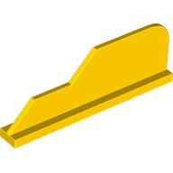 Lego Tail 8 x 1 with Stepped Fin / Yellow