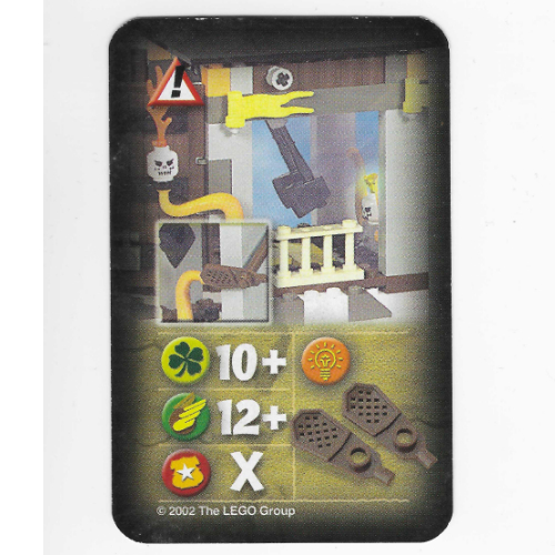 Lego Trading Card, Orient, Hazards - Axe Swing