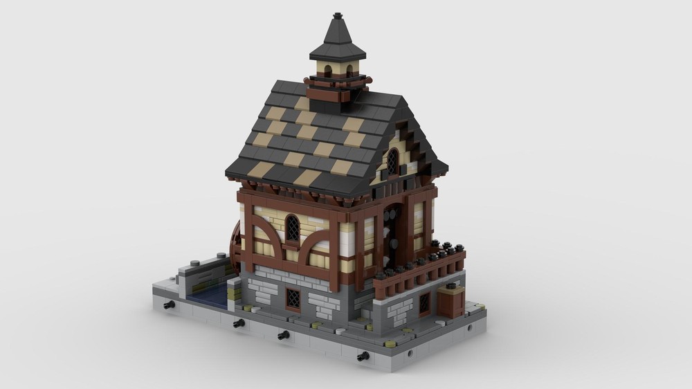 Lego Mini-Medieval-Modulars 38 - "Watermill"