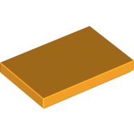 Lego Tile 2 x 3 / Bright Light Orange