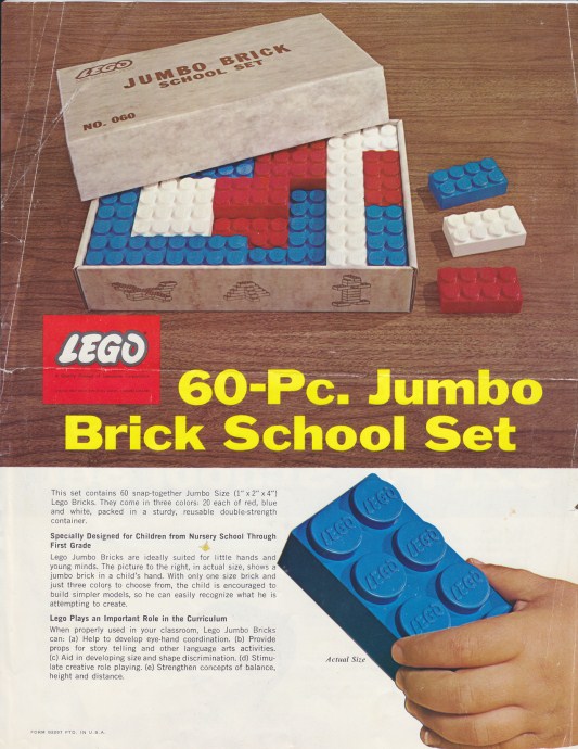Lego Jumbo Brick School Set