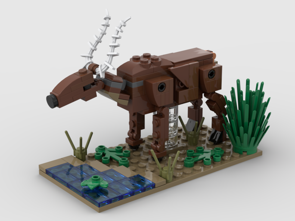 Lego Elk Diorama