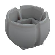 Lego Technic Ball Joint with Square Hole / Light Bluish Gray