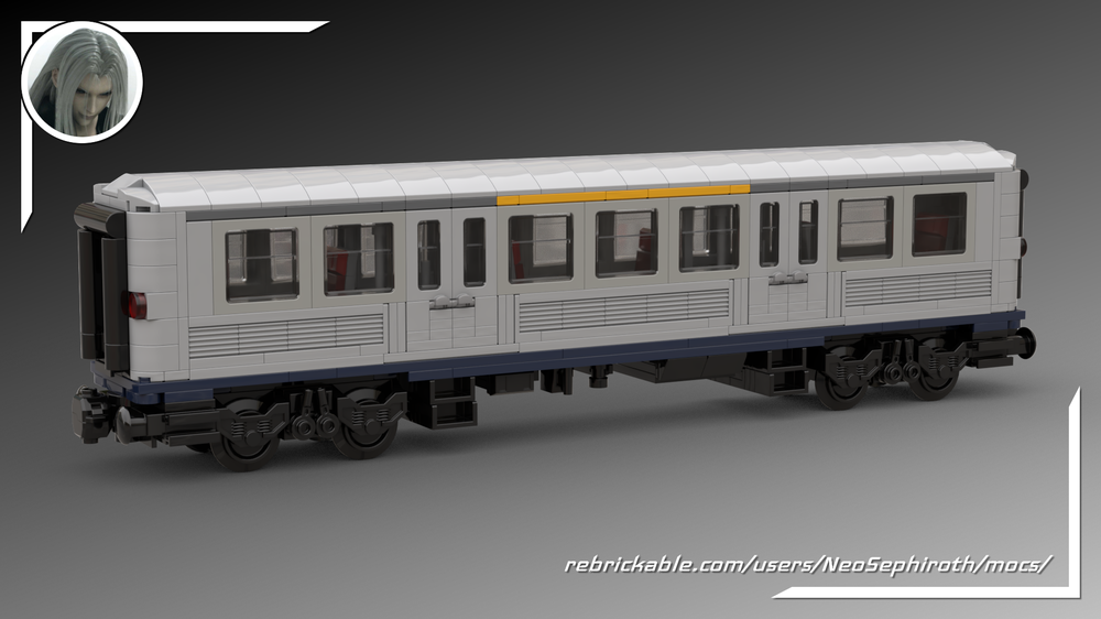 Lego "Silberling" 1st class passenger wagon