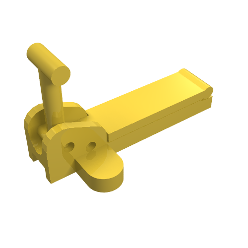 Lego Tool Jack [Complete Assembly] / Yellow