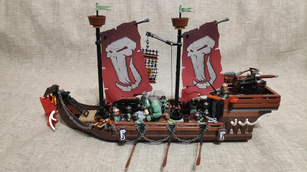 Lego 7048 - Troll Warship Remaster