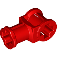Lego Technic Axle Connector with Axle Hole / Red