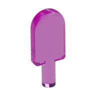 Lego Food Popsicle / Lollipop / Trans-Dark Pink