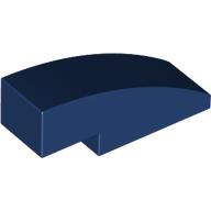 Lego Brick Curved 3 x 1 No Studs / Dark Blue