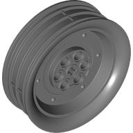 Lego Wheel 62.3 x 20.3 Motorcycle [Plain] / Dark Bluish Gray