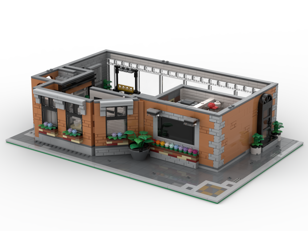 Lego SitComplex - Queer Eye Ground Floor (without roof)