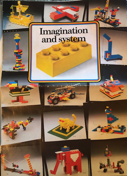 Lego 1984 Informational Leaflet - Imagination and System